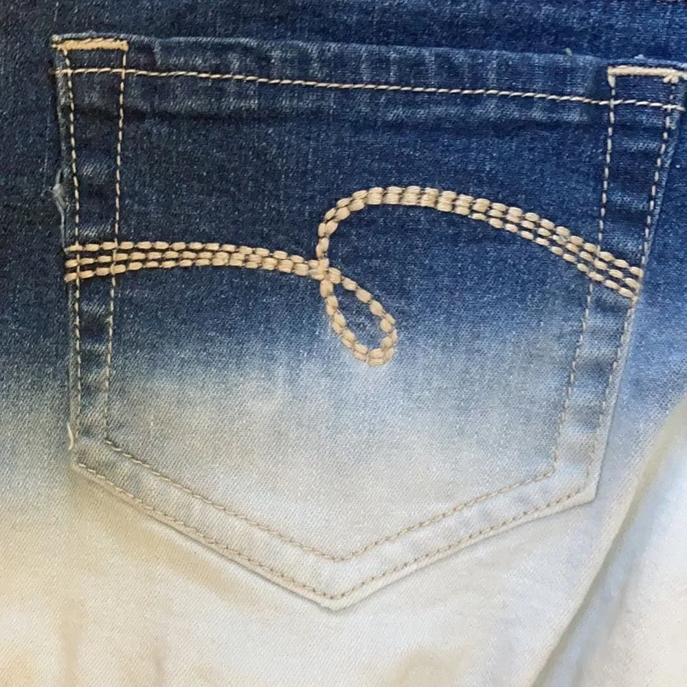 Girls Justice Distressed Shorts & Justice Purse